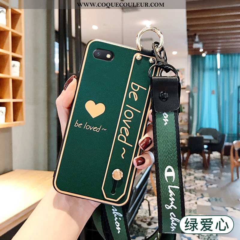 Housse Xiaomi Redmi 6a Fluide Doux Étui Protection, Xiaomi Redmi 6a Silicone Vert Verte