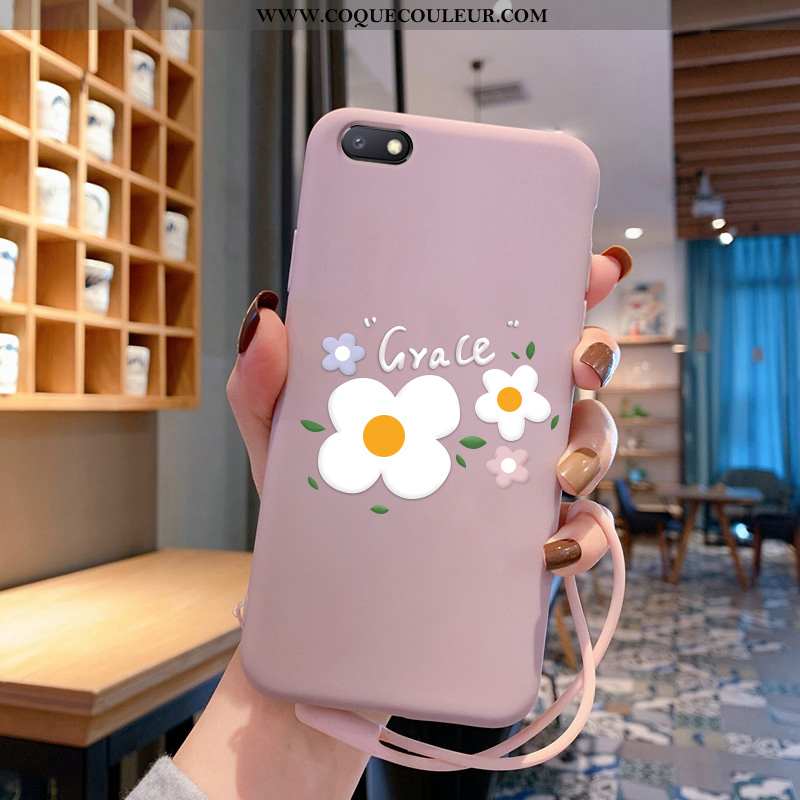 Étui Xiaomi Redmi 6a Protection Vert Fleurs, Coque Xiaomi Redmi 6a Personnalité Tendance Verte