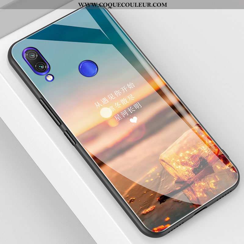 Coque Xiaomi Redmi 7 Fluide Doux Difficile Tout Compris, Housse Xiaomi Redmi 7 Protection Miroir Ble