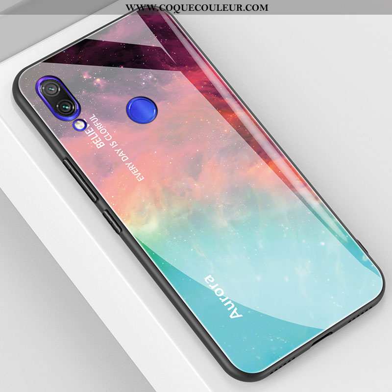 Coque Xiaomi Redmi 7 Fluide Doux Difficile Tout Compris, Housse Xiaomi Redmi 7 Protection Miroir Ble