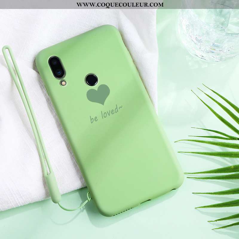 Housse Xiaomi Redmi 7 Coque En Silicone Simple Bleu Marin, Étui Xiaomi Redmi 7 Mode Petit Bleu Foncé