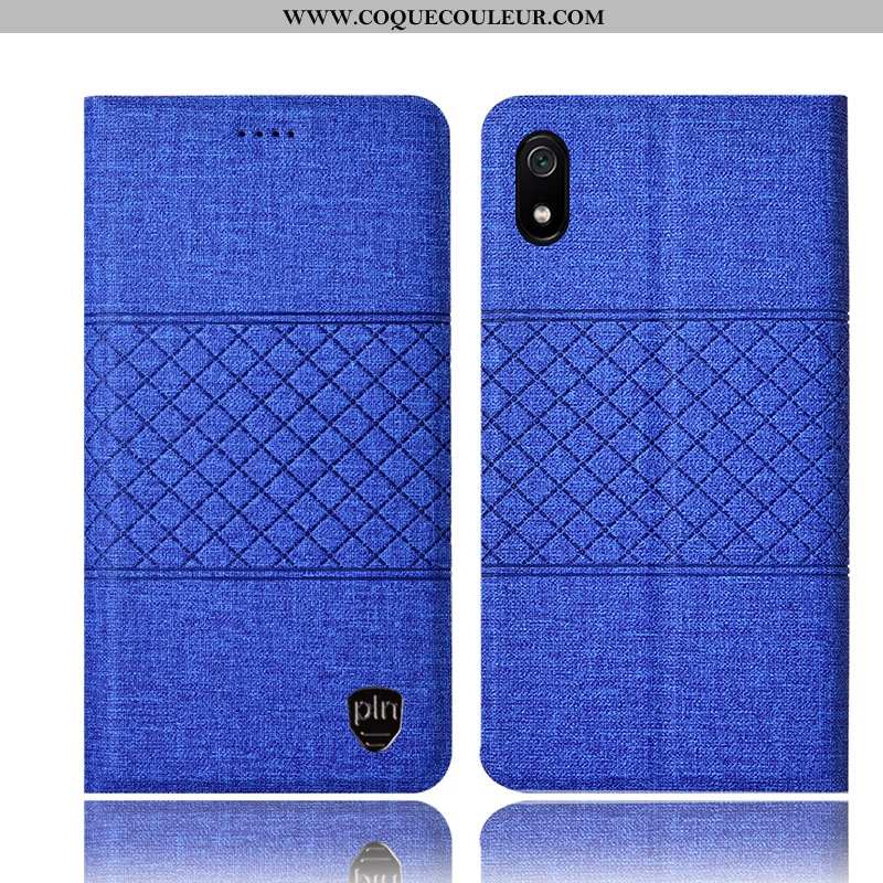 Housse Xiaomi Redmi 7a Cuir Tout Compris Téléphone Portable, Étui Xiaomi Redmi 7a Protection Rose