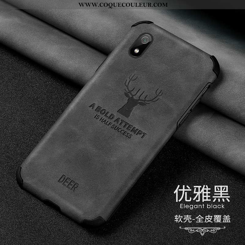 Étui Xiaomi Redmi 7a Protection Gris Fluide Doux, Coque Xiaomi Redmi 7a Personnalité Incassable