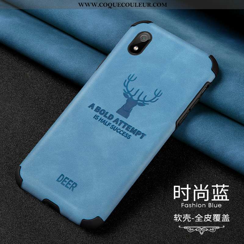 Étui Xiaomi Redmi 7a Protection Gris Fluide Doux, Coque Xiaomi Redmi 7a Personnalité Incassable