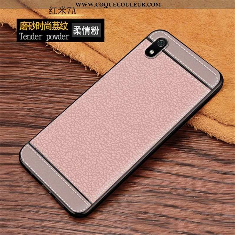 Housse Xiaomi Redmi 7a Personnalité Étui Rose, Xiaomi Redmi 7a Tendance Protection Rose