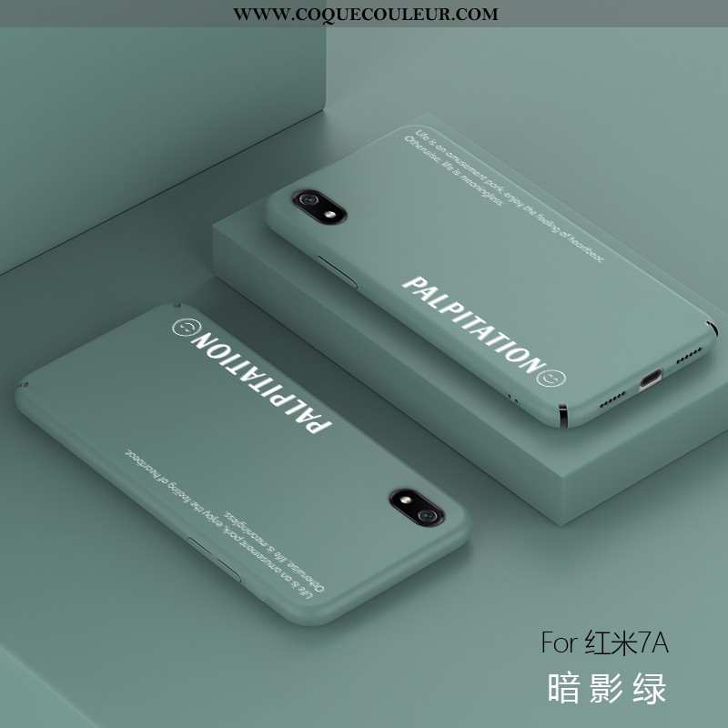 Coque Xiaomi Redmi 7a Protection Jaune Membrane, Housse Xiaomi Redmi 7a Délavé En Daim Téléphone Por