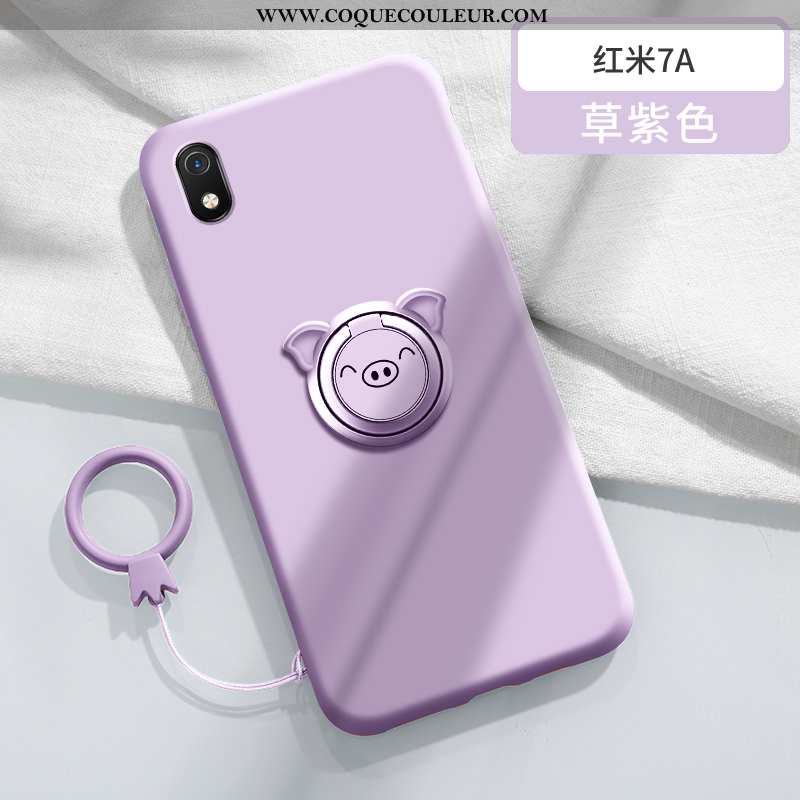 Coque Xiaomi Redmi 7a Tendance Créatif Fluide Doux, Housse Xiaomi Redmi 7a Légère Ultra Violet