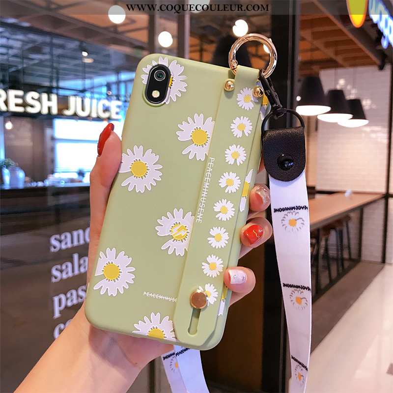 Housse Xiaomi Redmi 7a Protection Tendance Petite Marguerite, Étui Xiaomi Redmi 7a Ornements Suspend