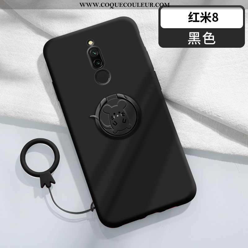 Housse Xiaomi Redmi 8 Fluide Doux Coque Rouge, Étui Xiaomi Redmi 8 Silicone Téléphone Portable Rouge