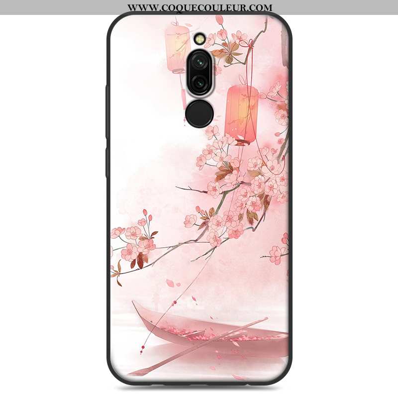 Housse Xiaomi Redmi 8 Créatif Étui Coque, Xiaomi Redmi 8 Fluide Doux Blanc Blanche