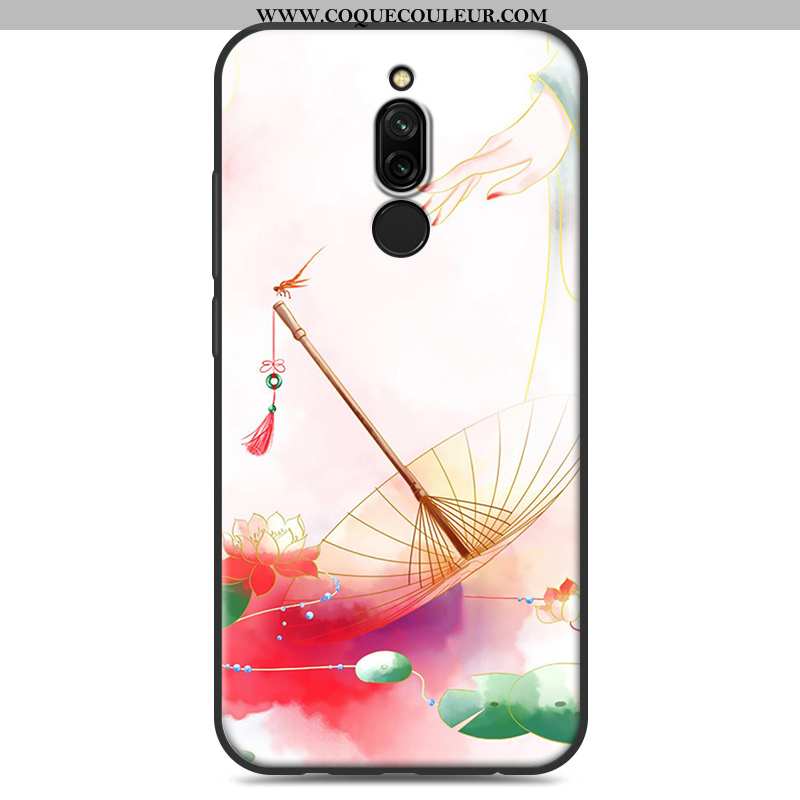 Housse Xiaomi Redmi 8 Créatif Étui Coque, Xiaomi Redmi 8 Fluide Doux Blanc Blanche