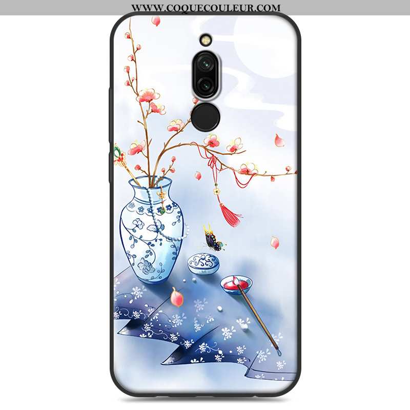 Housse Xiaomi Redmi 8 Créatif Étui Coque, Xiaomi Redmi 8 Fluide Doux Blanc Blanche