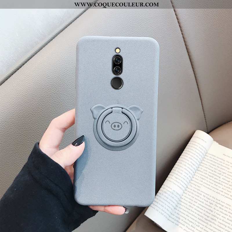 Coque Xiaomi Redmi 8 Silicone Étui Incassable, Housse Xiaomi Redmi 8 Protection Bleu