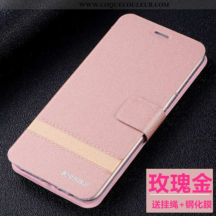 Housse Xiaomi Redmi 8 Silicone Petit Rose, Étui Xiaomi Redmi 8 Protection Rouge Rose