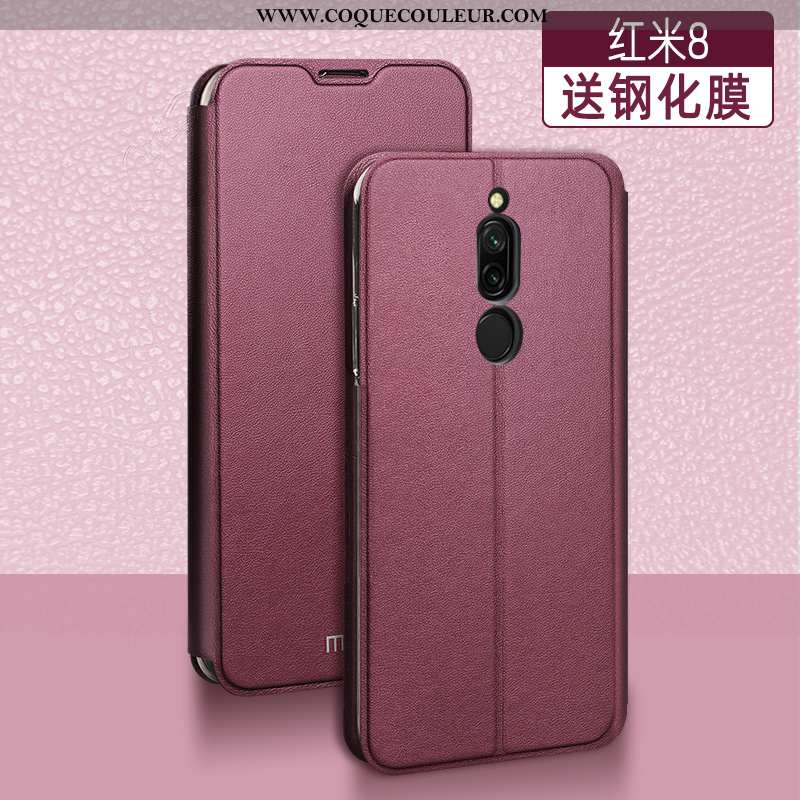 Housse Xiaomi Redmi 8 Créatif Téléphone Portable Cuir, Étui Xiaomi Redmi 8 Tendance Tout Compris Rou