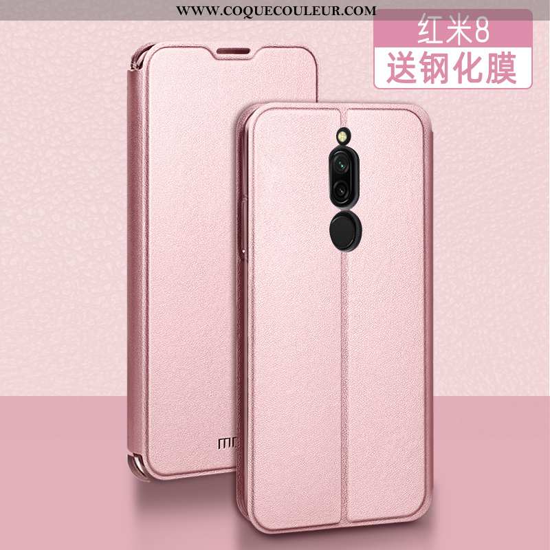 Housse Xiaomi Redmi 8 Créatif Téléphone Portable Cuir, Étui Xiaomi Redmi 8 Tendance Tout Compris Rou