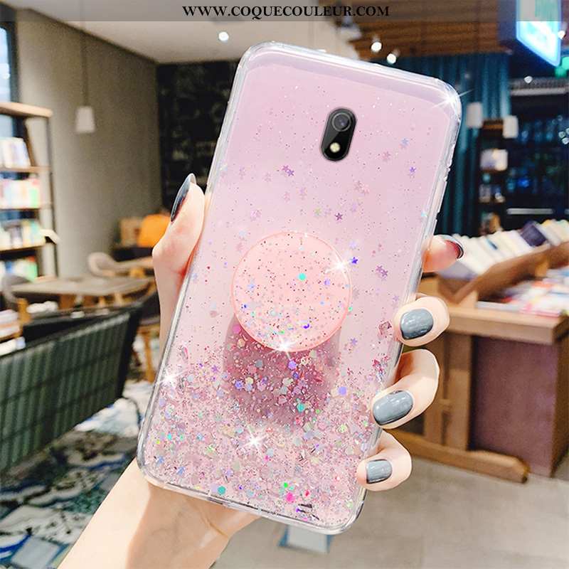 Étui Xiaomi Redmi 8a Personnalité Fluide Doux Tendance, Coque Xiaomi Redmi 8a Créatif Rose