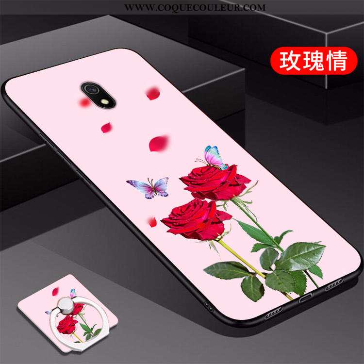 Étui Xiaomi Redmi 8a Créatif Incassable, Coque Xiaomi Redmi 8a Tendance Rouge