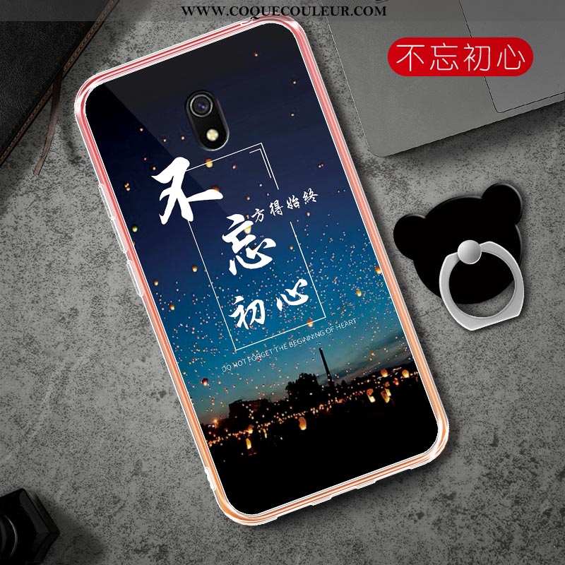 Étui Xiaomi Redmi 8a Mode Tout Compris Petit, Coque Xiaomi Redmi 8a Protection Net Rouge Rose