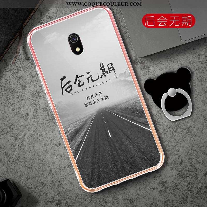 Étui Xiaomi Redmi 8a Mode Tout Compris Petit, Coque Xiaomi Redmi 8a Protection Net Rouge Rose