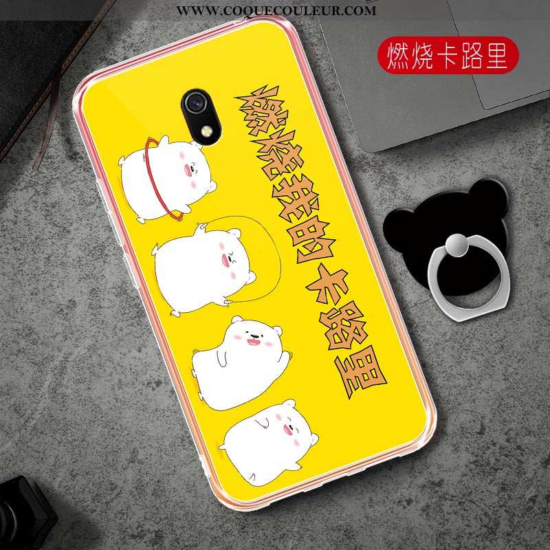 Étui Xiaomi Redmi 8a Mode Tout Compris Petit, Coque Xiaomi Redmi 8a Protection Net Rouge Rose