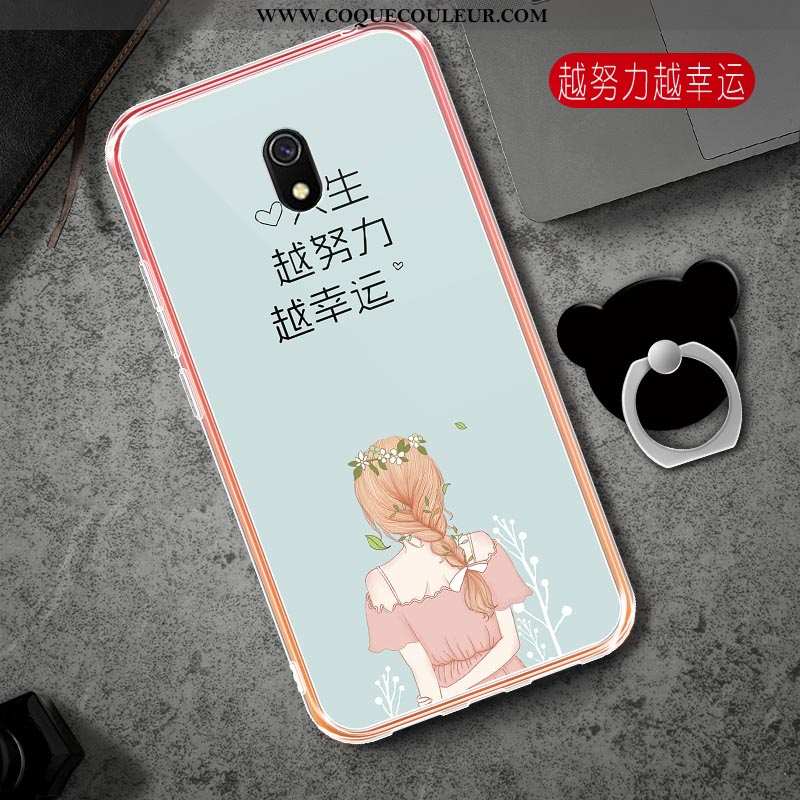 Étui Xiaomi Redmi 8a Mode Tout Compris Petit, Coque Xiaomi Redmi 8a Protection Net Rouge Rose