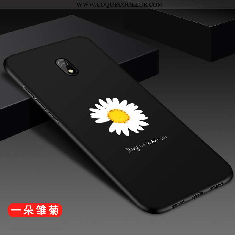 Étui Xiaomi Redmi 8a Créatif Silicone Mode, Coque Xiaomi Redmi 8a Légère Tout Compris Noir