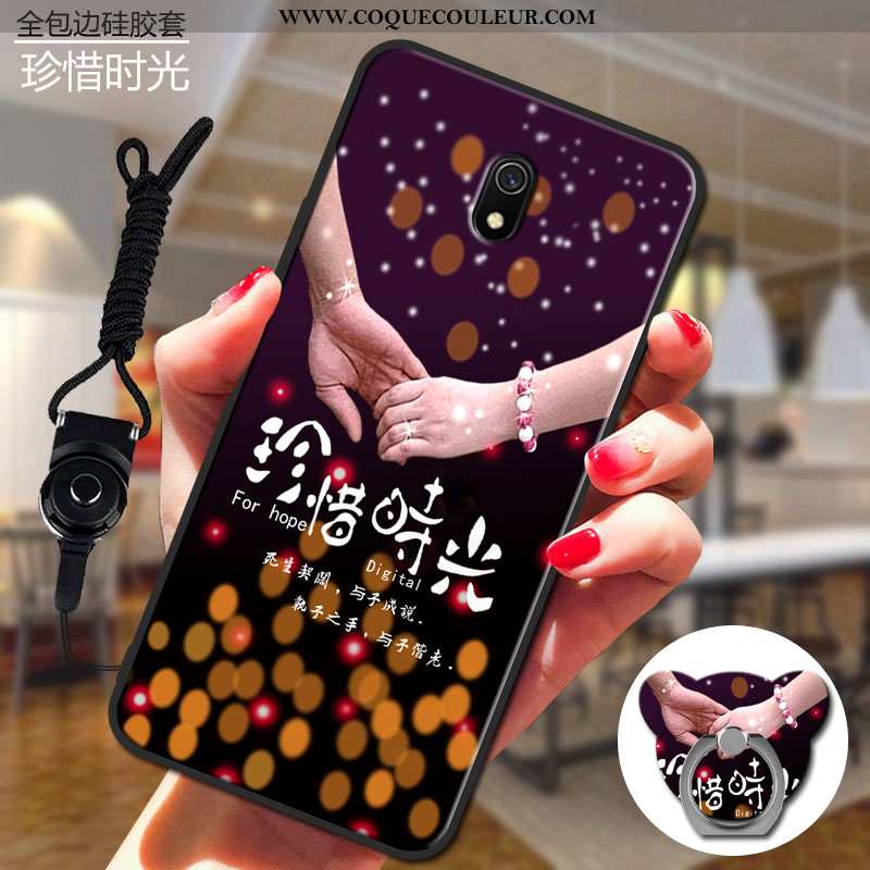 Coque Xiaomi Redmi 8a Dessin Animé Téléphone Portable Rouge, Housse Xiaomi Redmi 8a Charmant Silicon