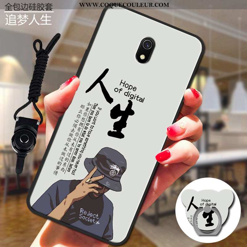 Coque Xiaomi Redmi 8a Dessin Animé Téléphone Portable Rouge, Housse Xiaomi Redmi 8a Charmant Silicon