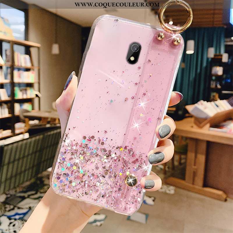 Housse Xiaomi Redmi 8a Protection Support Rose, Étui Xiaomi Redmi 8a Luxe Petit Rose