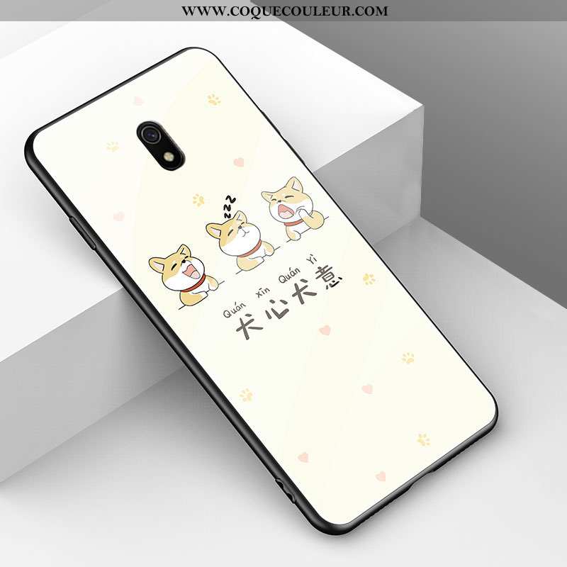 Étui Xiaomi Redmi 8a Dessin Animé Simple Incassable, Coque Xiaomi Redmi 8a Charmant Animal Verte