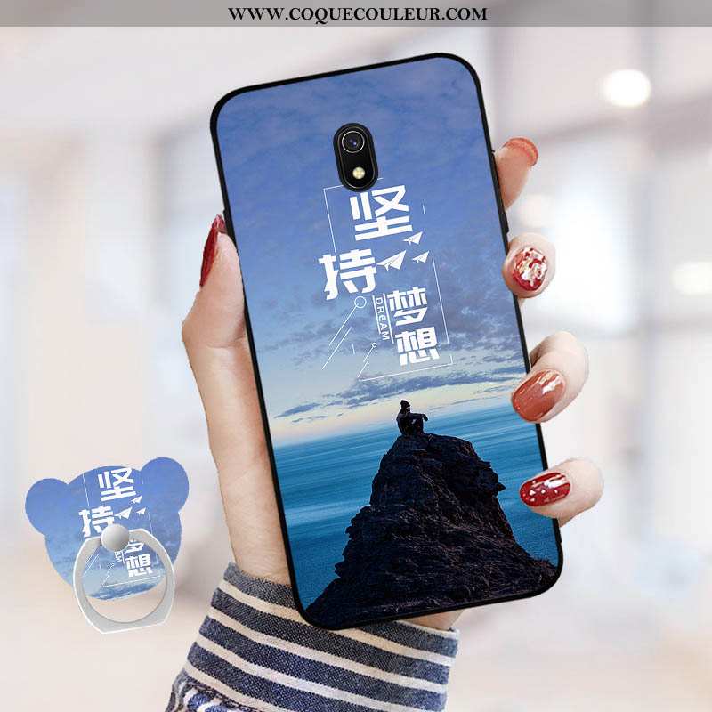 Housse Xiaomi Redmi 8a Tendance Net Rouge Protection, Étui Xiaomi Redmi 8a Fluide Doux Incassable Bl