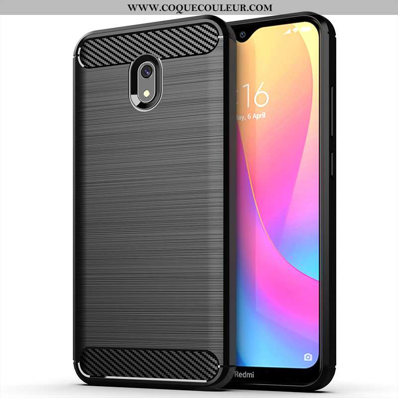 Coque Xiaomi Redmi 8a Silicone Tout Compris Coque, Housse Xiaomi Redmi 8a Protection Tendance Noir