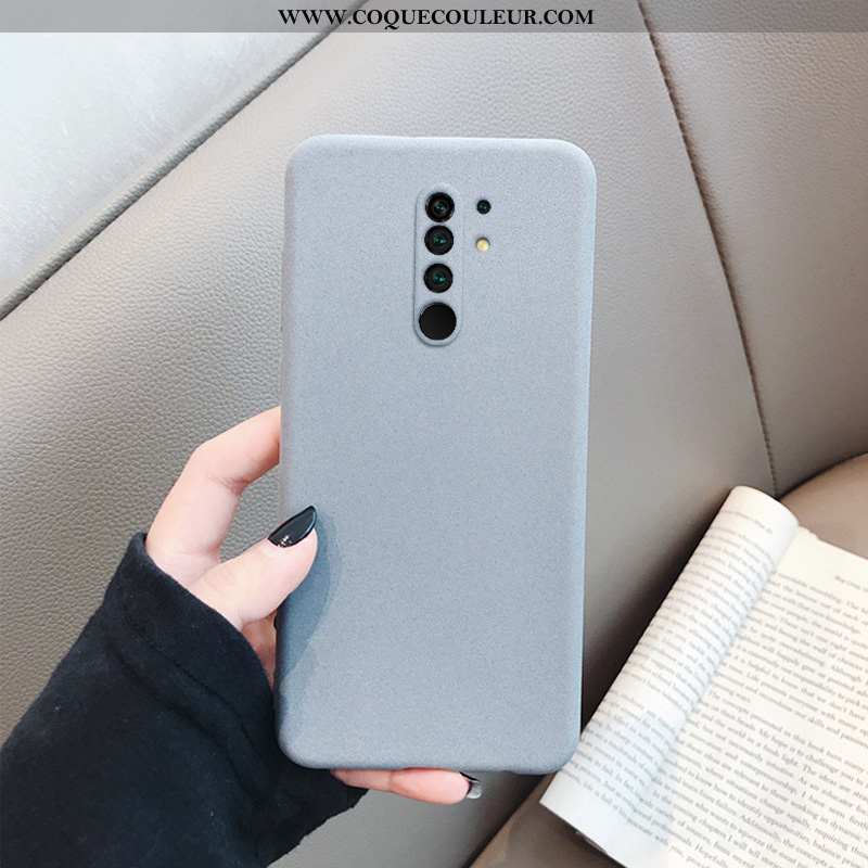 Coque Xiaomi Redmi 9 Fluide Doux Rouge Tout Compris, Housse Xiaomi Redmi 9 Silicone Tendance Gris