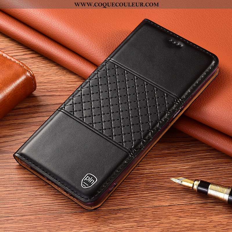 Coque Xiaomi Redmi 9a Protection Téléphone Portable Petit, Housse Xiaomi Redmi 9a Cuir Véritable Étu