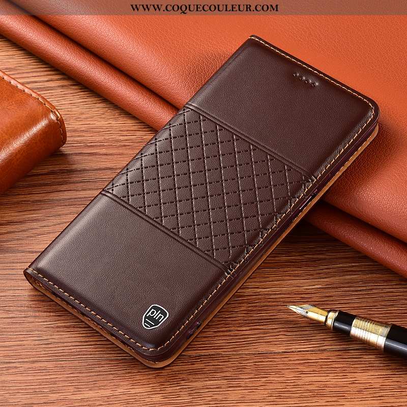 Coque Xiaomi Redmi 9a Protection Téléphone Portable Petit, Housse Xiaomi Redmi 9a Cuir Véritable Étu