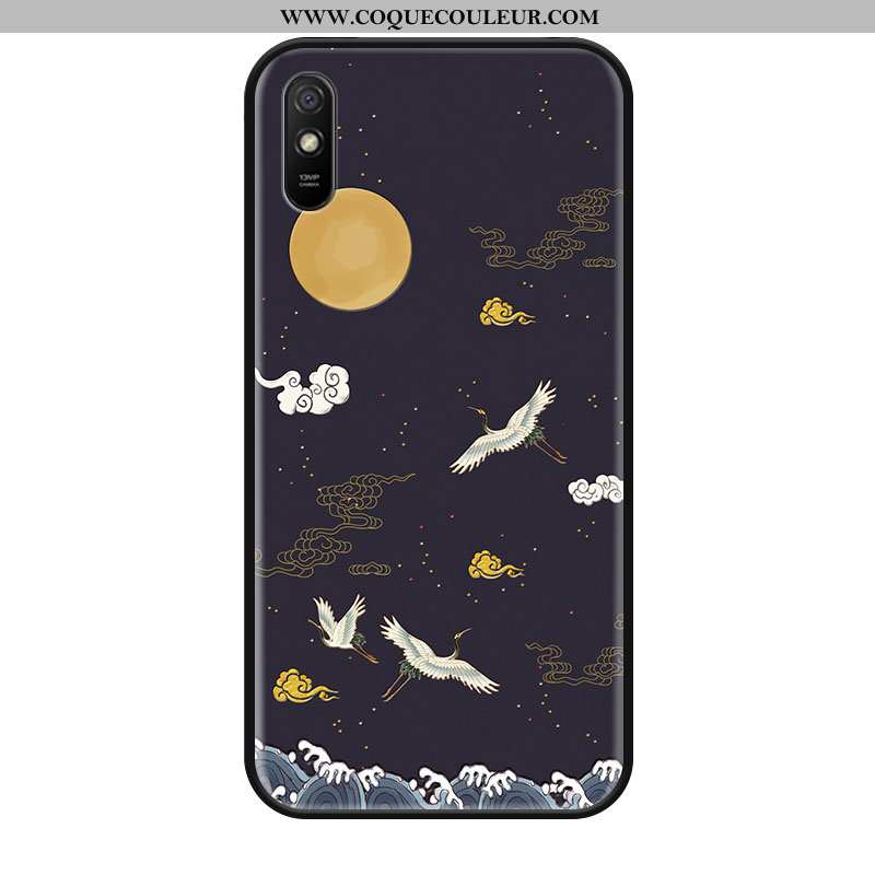 Housse Xiaomi Redmi 9a Silicone Style Chinois Coque, Étui Xiaomi Redmi 9a Protection Téléphone Porta