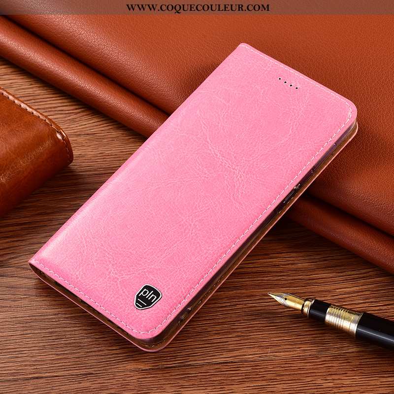 Coque Xiaomi Redmi 9a Protection Rose Rouge, Housse Xiaomi Redmi 9a Cuir Véritable Incassable