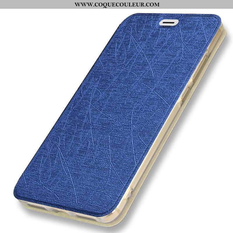 Housse Xiaomi Redmi 9a Silicone Cuir Housse, Étui Xiaomi Redmi 9a Protection Rouge Bleu