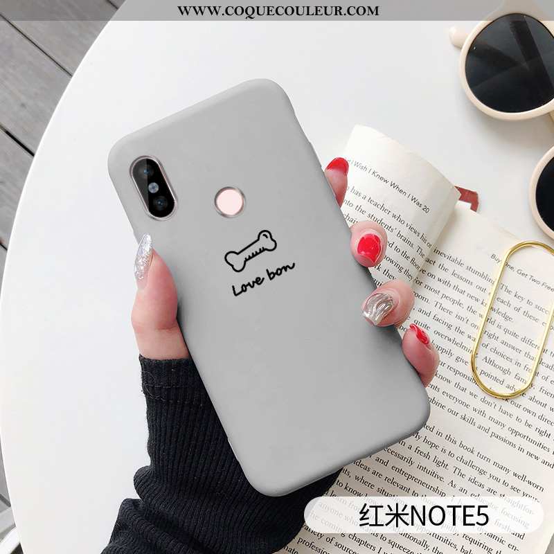 Coque Xiaomi Redmi Note 5 Charmant Bleu Petit, Housse Xiaomi Redmi Note 5 Tendance Protection