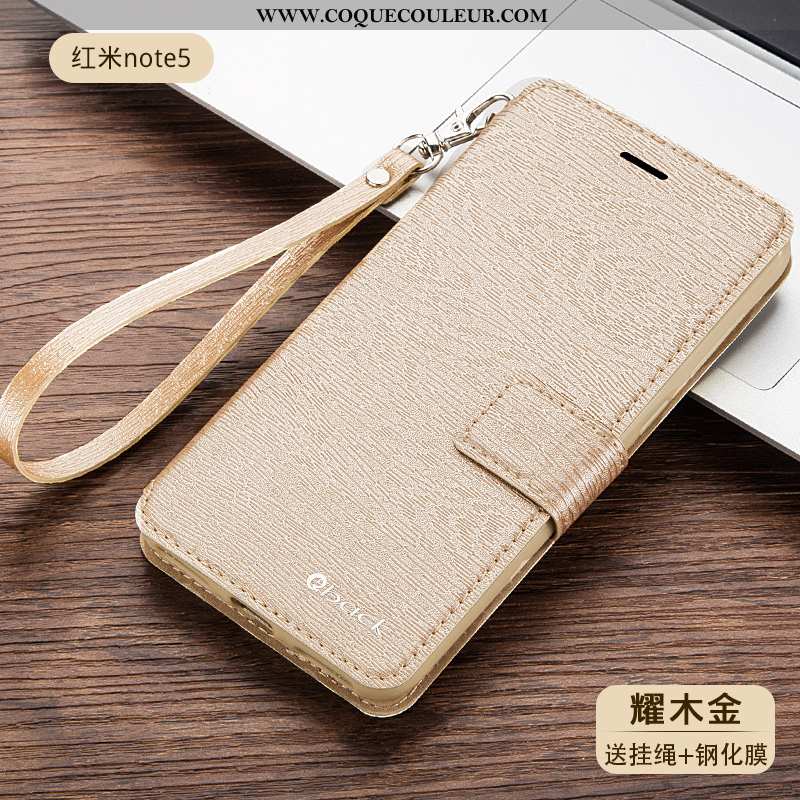 Étui Xiaomi Redmi Note 5 Fluide Doux Housse Incassable, Coque Xiaomi Redmi Note 5 Silicone Or Doré