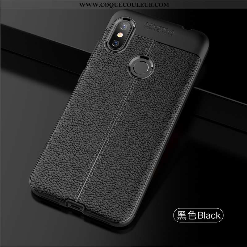 Coque Xiaomi Redmi Note 5 Cuir Luxe Silicone, Housse Xiaomi Redmi Note 5 Modèle Fleurie Petit Rouge