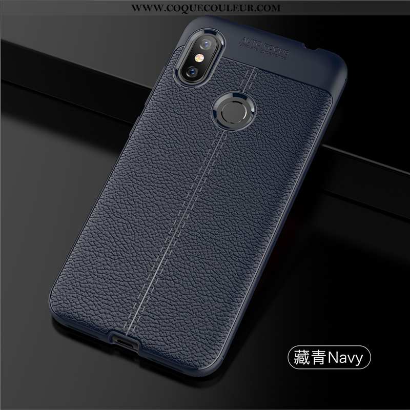 Coque Xiaomi Redmi Note 5 Cuir Luxe Silicone, Housse Xiaomi Redmi Note 5 Modèle Fleurie Petit Rouge