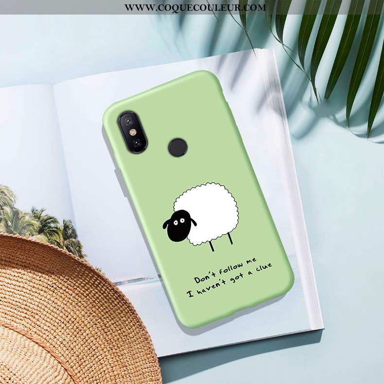 Étui Xiaomi Redmi Note 5 Créatif Incassable Protection, Coque Xiaomi Redmi Note 5 Silicone Vert Vert