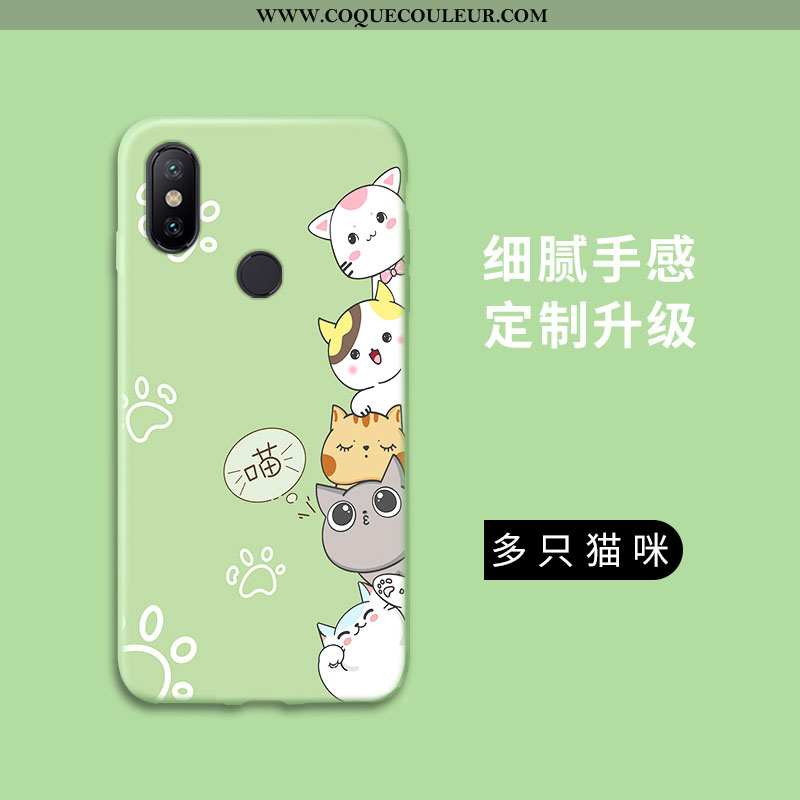 Étui Xiaomi Redmi Note 5 Créatif Incassable Protection, Coque Xiaomi Redmi Note 5 Silicone Vert Vert