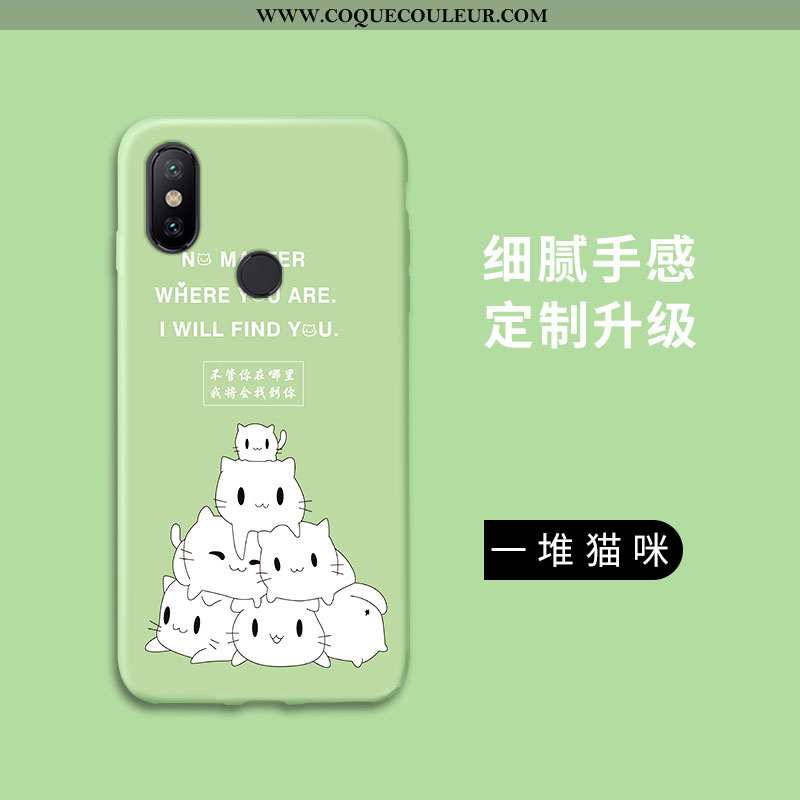 Étui Xiaomi Redmi Note 5 Créatif Incassable Protection, Coque Xiaomi Redmi Note 5 Silicone Vert Vert