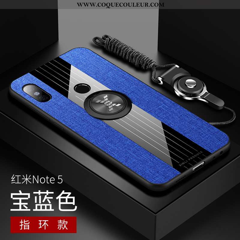 Étui Xiaomi Redmi Note 5 Protection Légère Étui, Coque Xiaomi Redmi Note 5 Verre Ultra Rouge