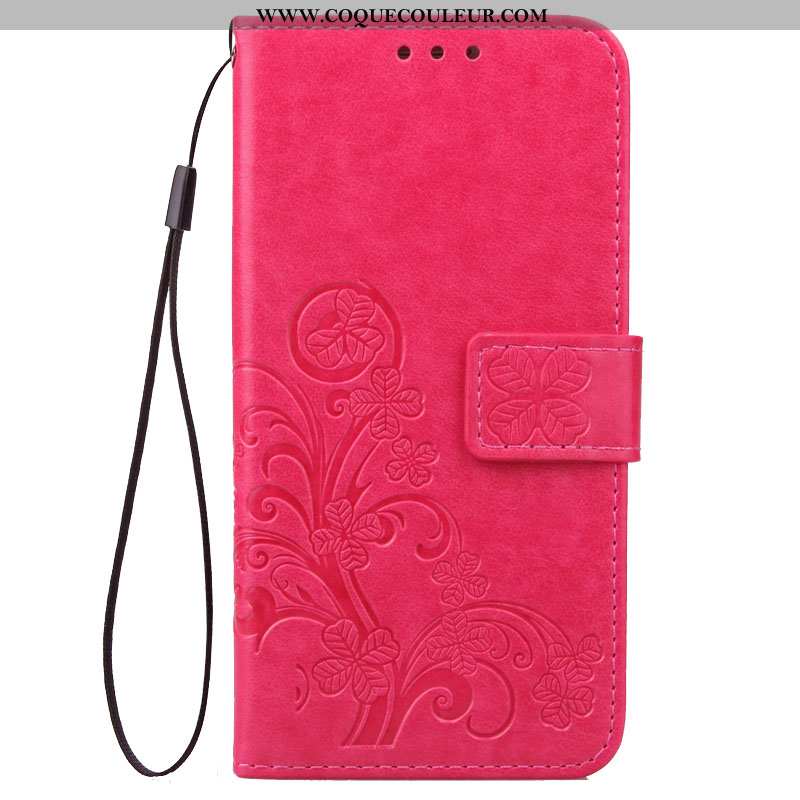 Étui Xiaomi Redmi Note 5 Protection Fluide Doux Housse, Coque Xiaomi Redmi Note 5 Cuir Rose