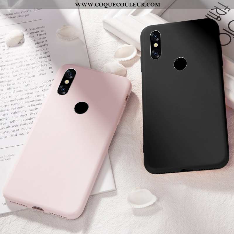 Étui Xiaomi Redmi Note 6 Pro Protection Pure Étui, Coque Xiaomi Redmi Note 6 Pro Personnalité Rouge 