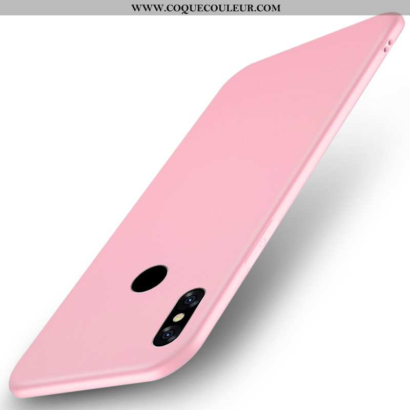 Étui Xiaomi Redmi Note 6 Pro Protection Pure Étui, Coque Xiaomi Redmi Note 6 Pro Personnalité Rouge 